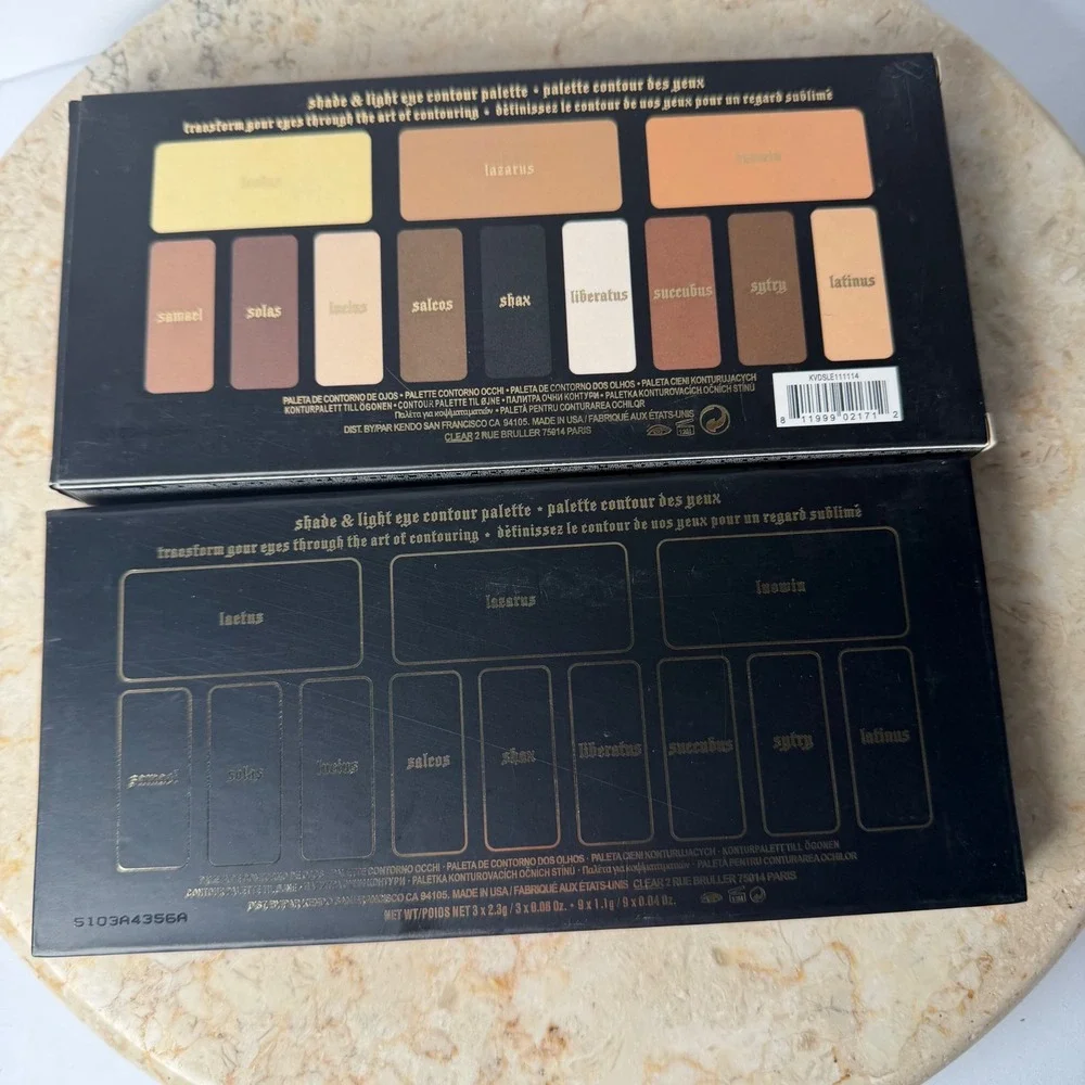 Kat Von D Shade + Light Eye Contour Palette Multi Matte Neutral Eyeshadow NWOB